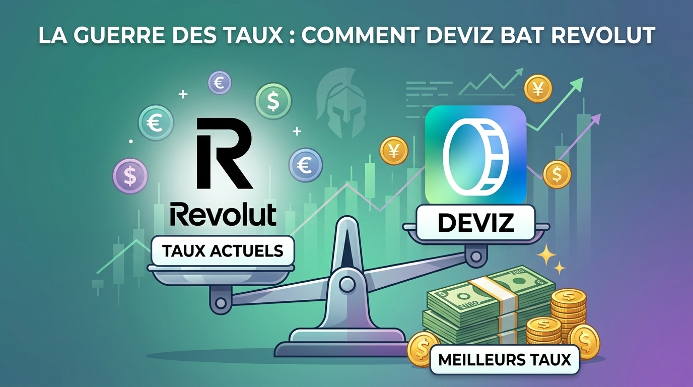 Comparatif des taux de change Deviz vs Revolut pour l'Euro au Maroc