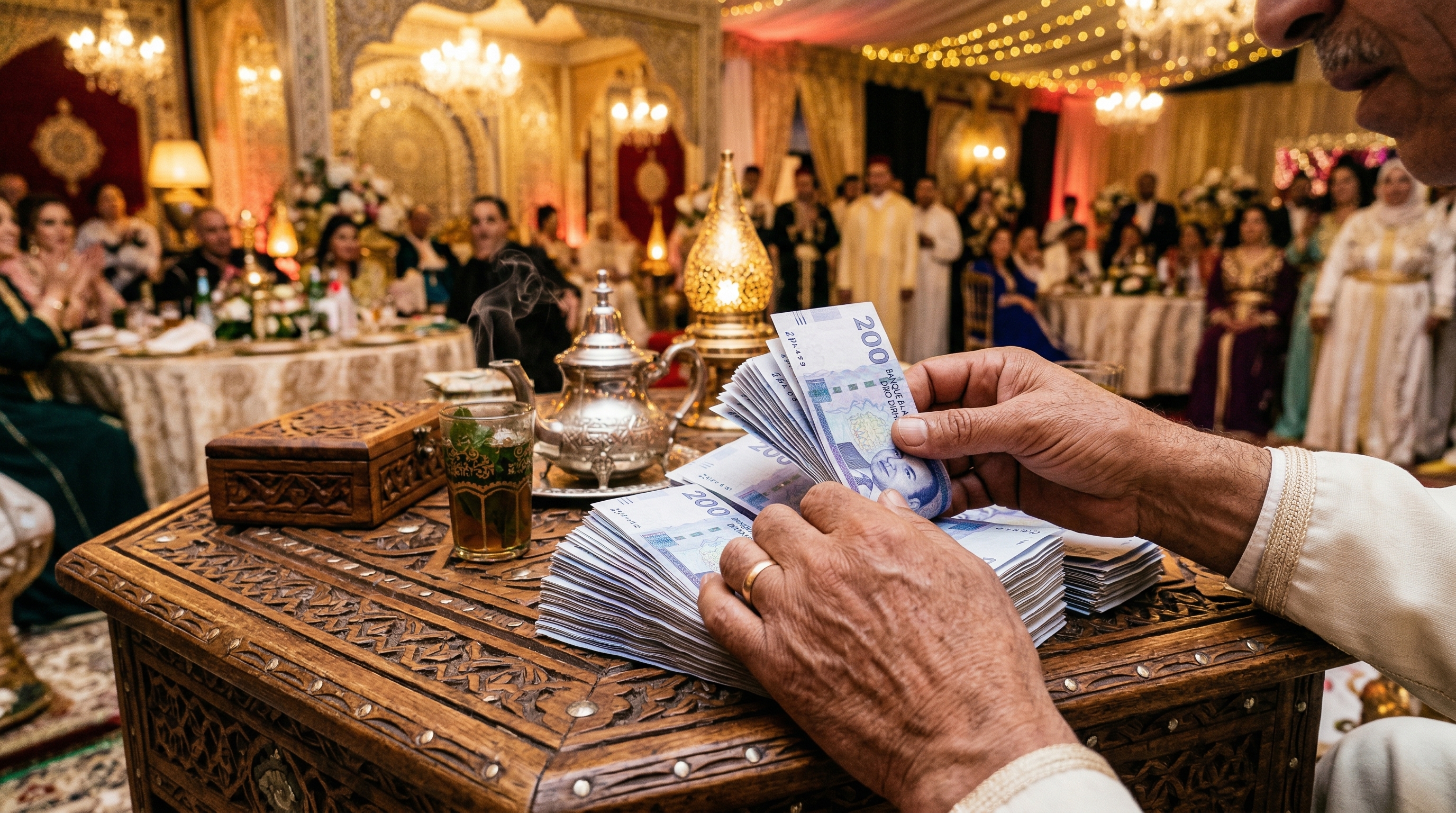 Mariage et événement au Maroc : changer de gros montants
