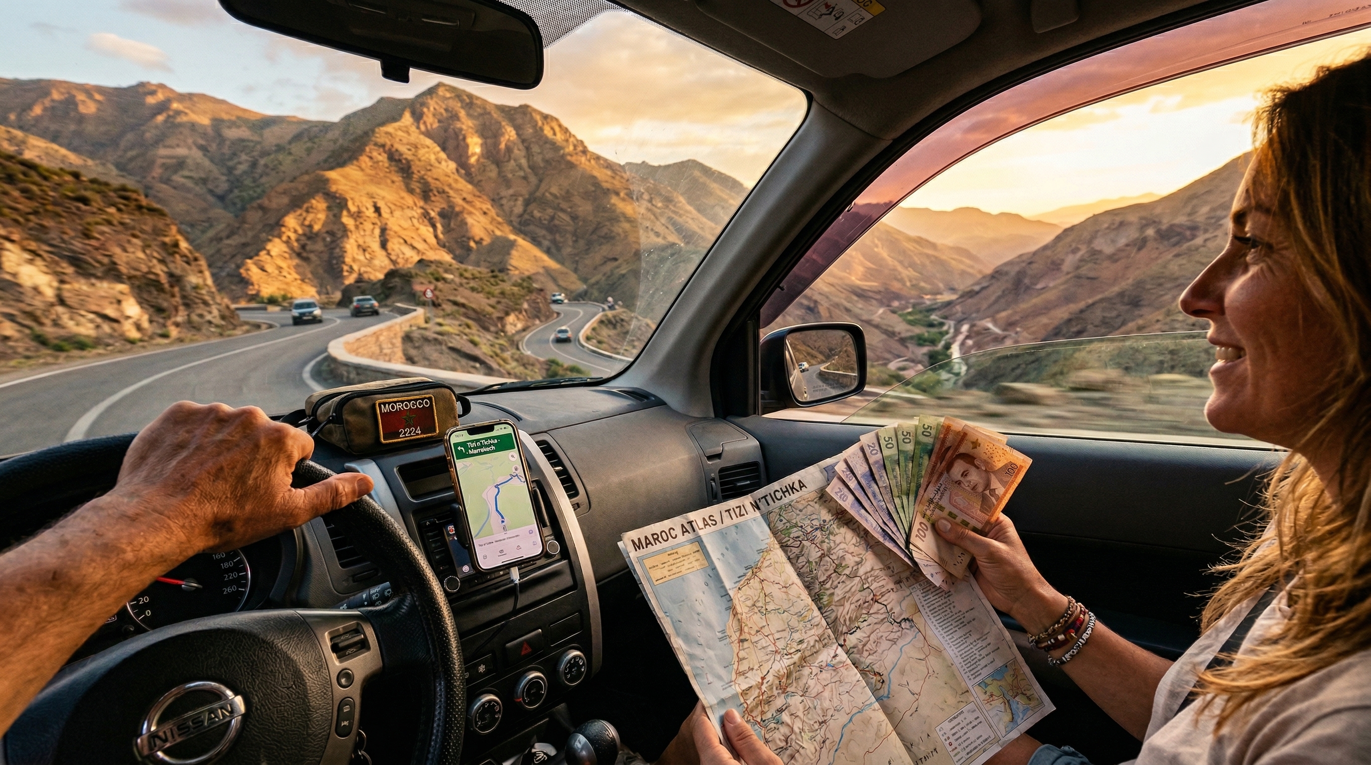 Road trip au Maroc et budget cash par étape